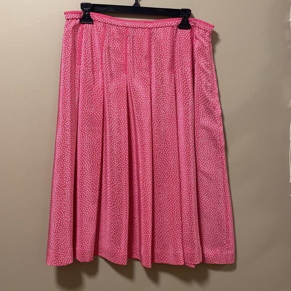 Pendleton Vintage Pink & White Polka Dot Skirt & Short Sleeve Blouse Set - Picture 5 of 15